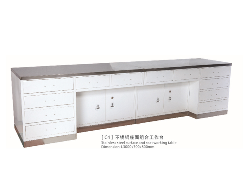 C4不銹剛座面組合工作臺(tái)
